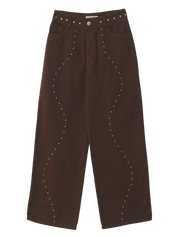 Pantalón Taches Café