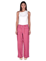 Pantalon Lineas de domingo Rojo