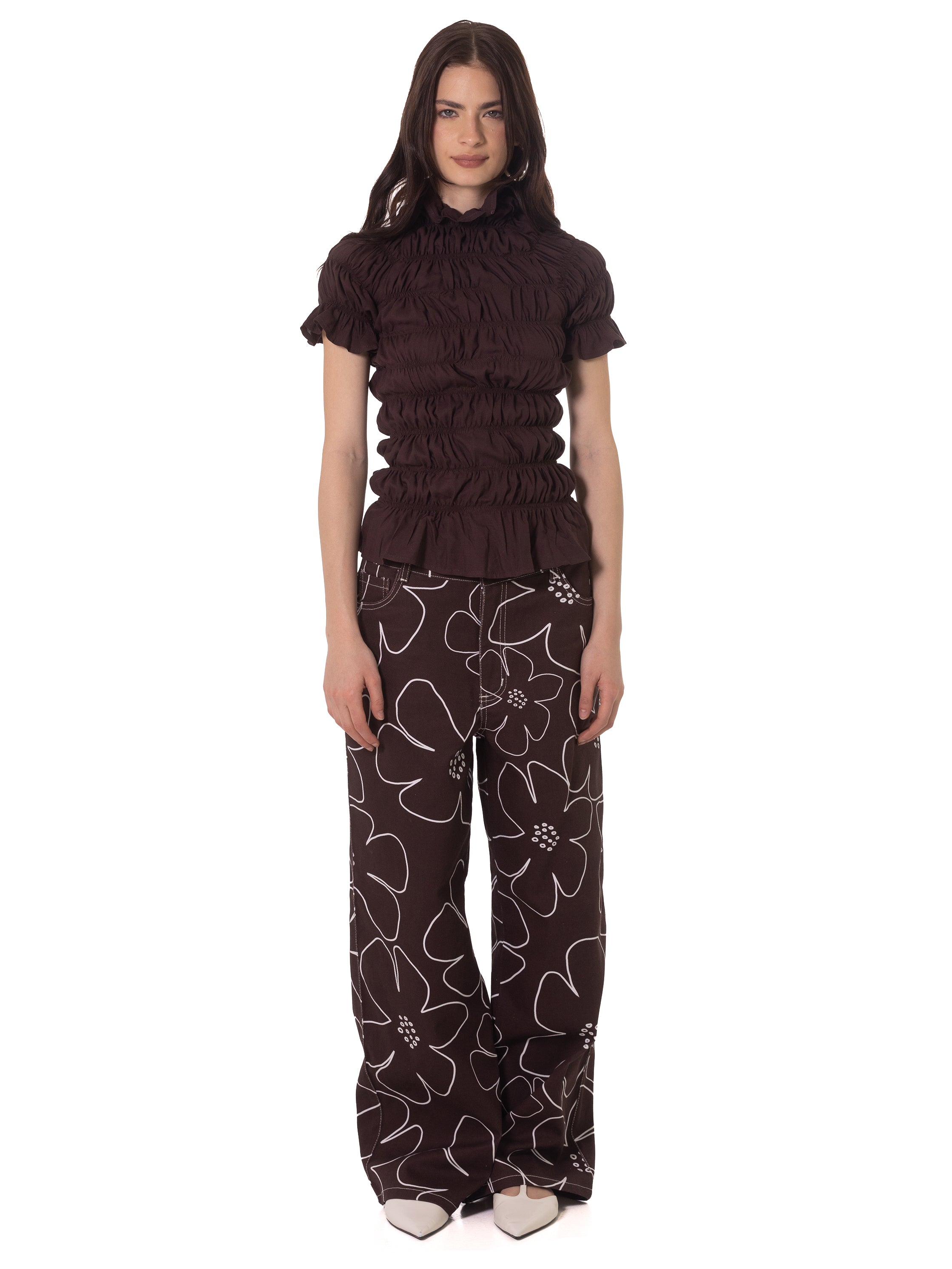 Pantalón Gótico Florentino Café