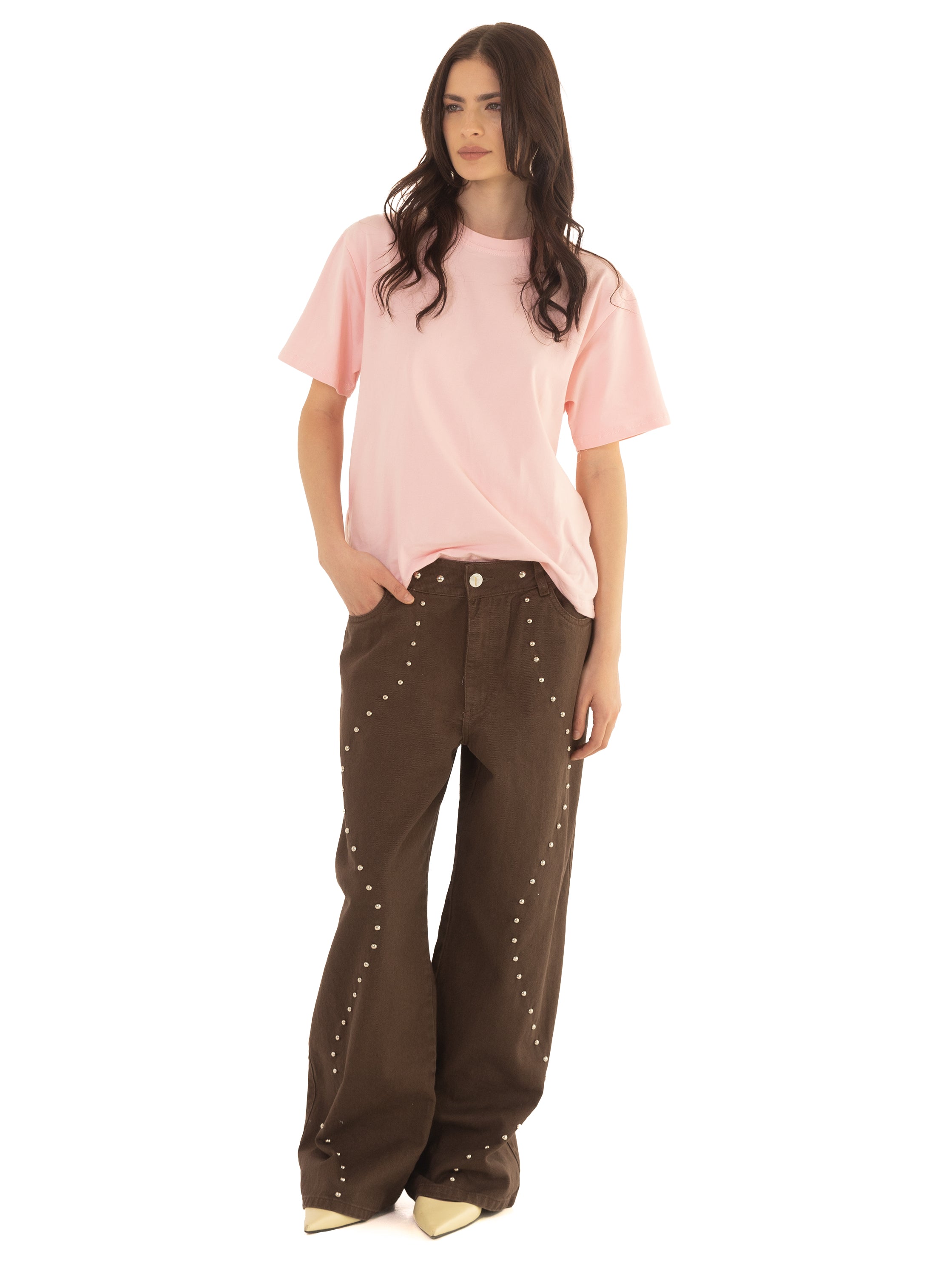 Pantalón Taches Café