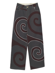 Pantalón Arabescos Café