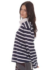 Camiseta Rayas Horizontales Azul