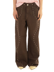 Pantalón Taches Café