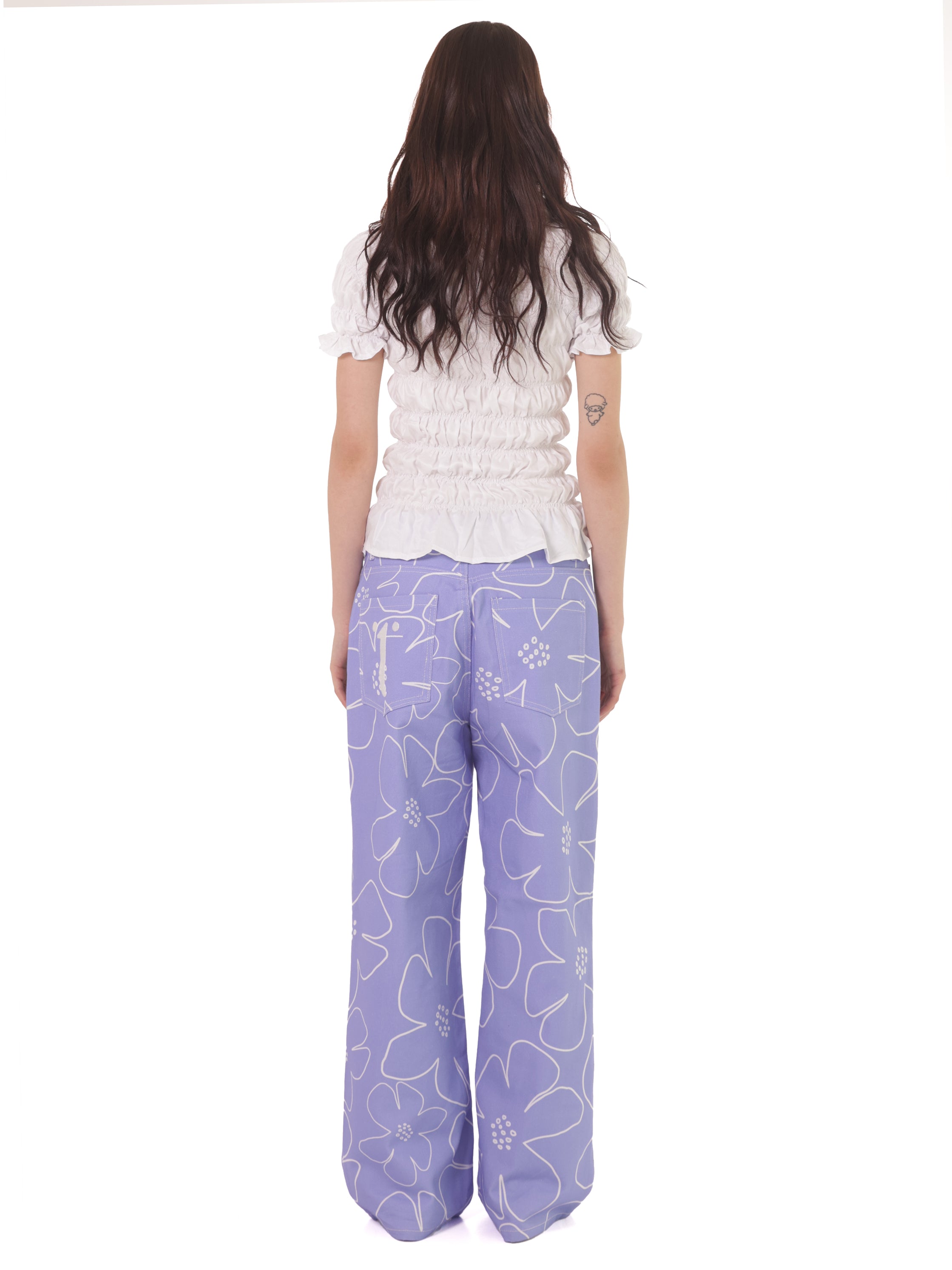 Pantalón Gótico Florentino Morado