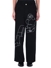 Chava con botas CNegro