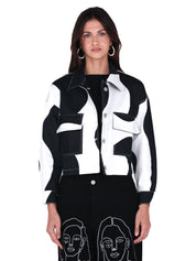 Chaqueta Pasado Blanco y Negro