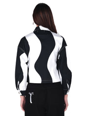 Chaqueta Pasado Blanco y Negro