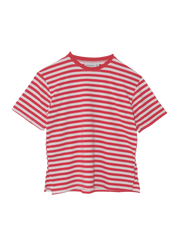 Camiseta Rayas Horizontales Rojo