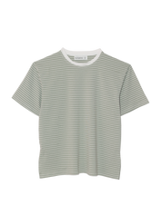 Camiseta Rayas Horizontales Verde