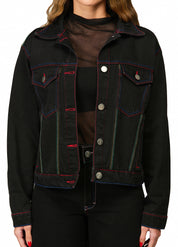 Chaqueta Denim Negra Momento