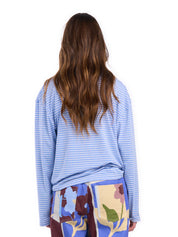 Saco Rayas Caminos Azul