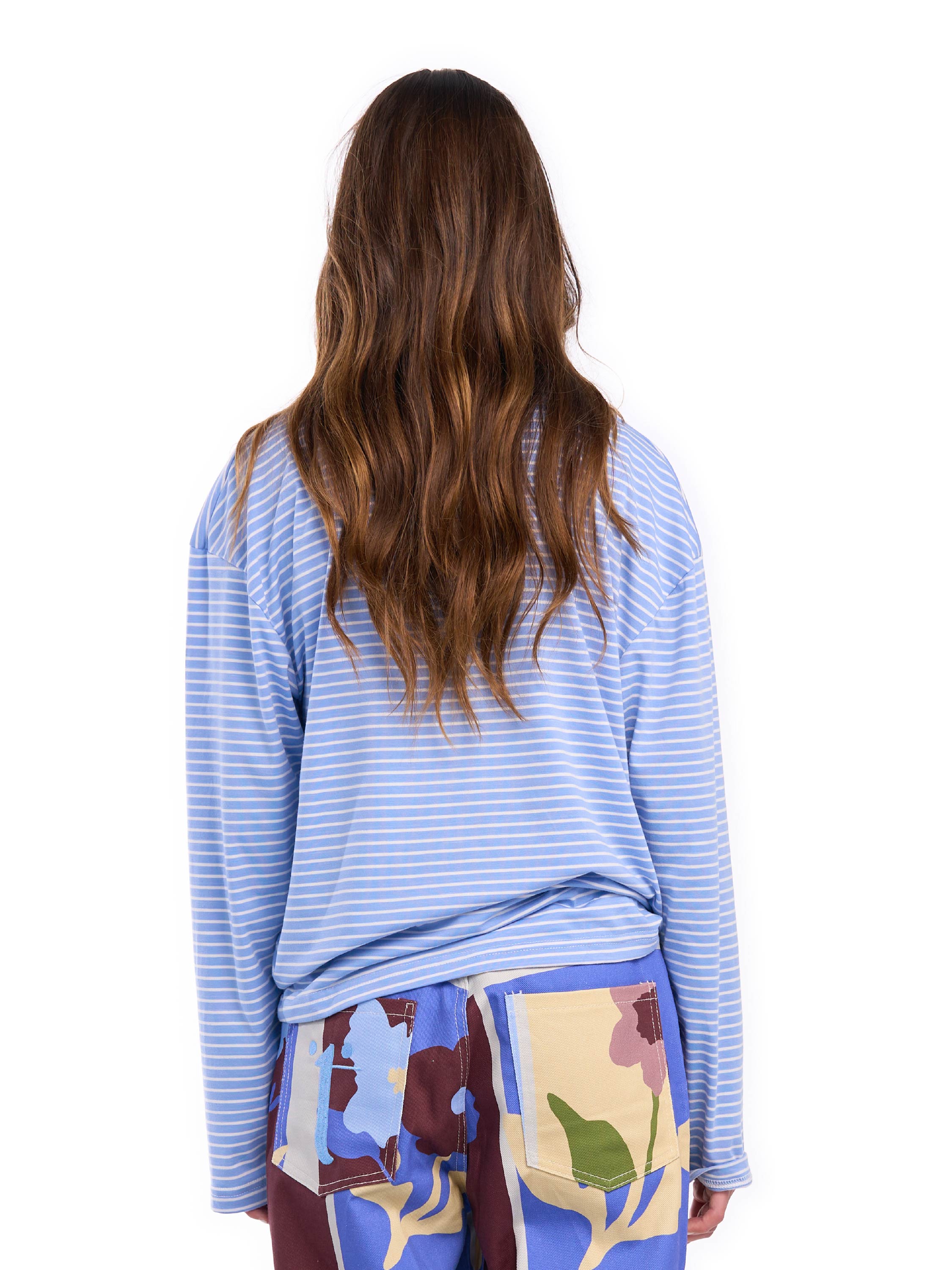 Saco Rayas Caminos Azul