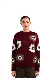 Dalia Vinotinto Crewneck