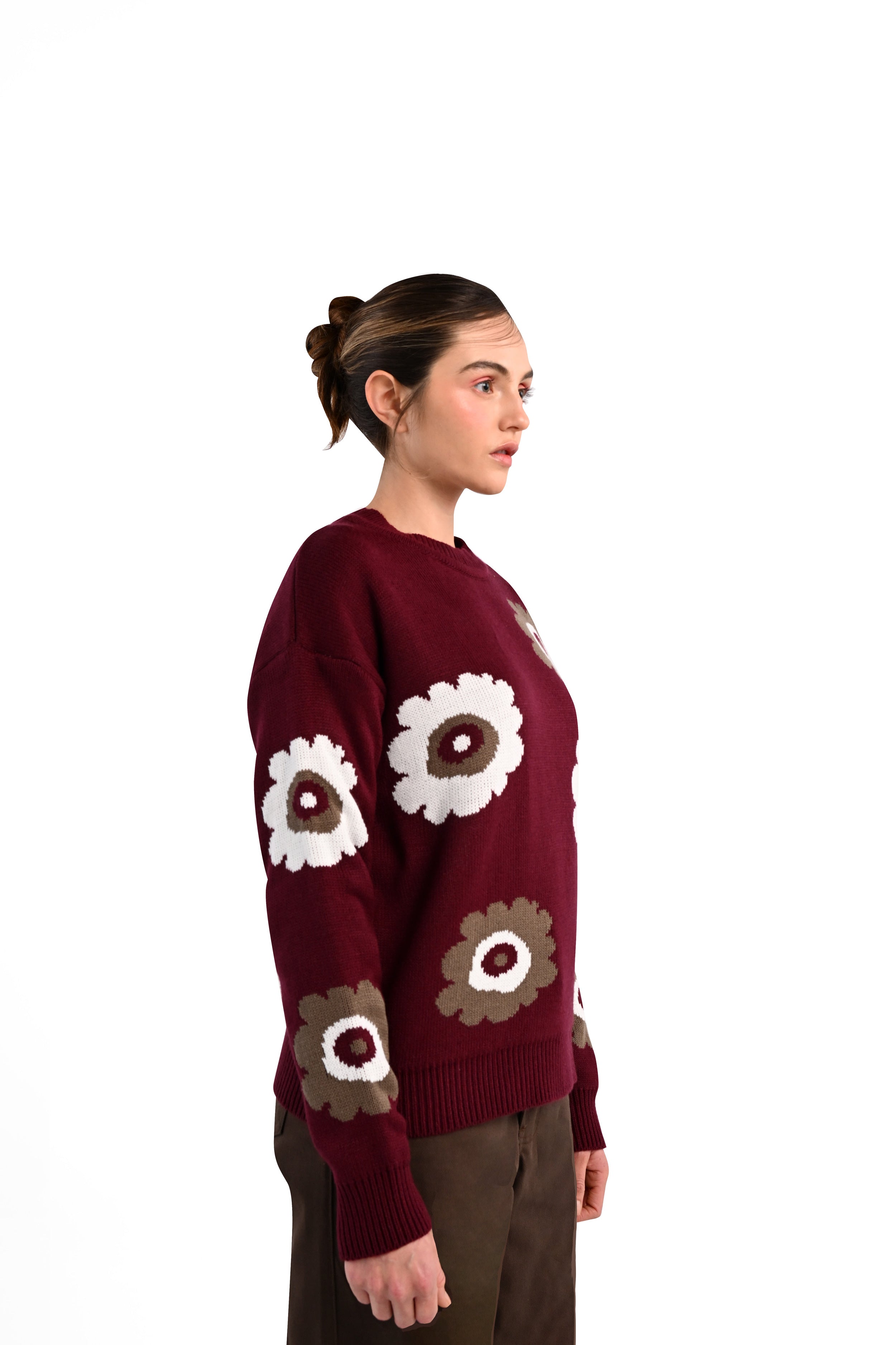 Dalia Vinotinto Crewneck