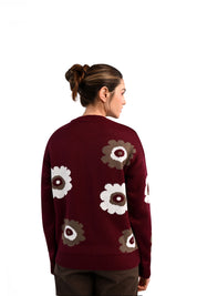 Dalia Vinotinto Crewneck